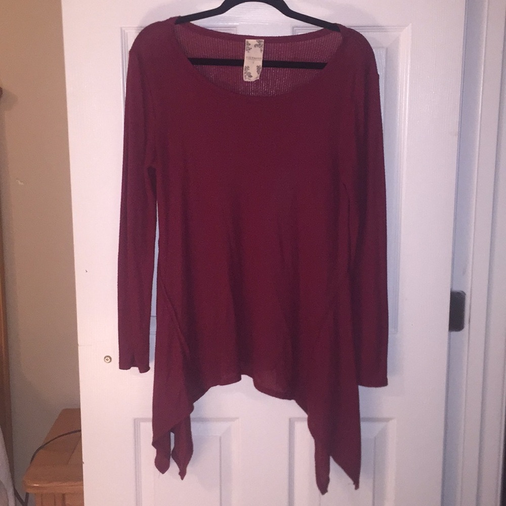 Long flowy top